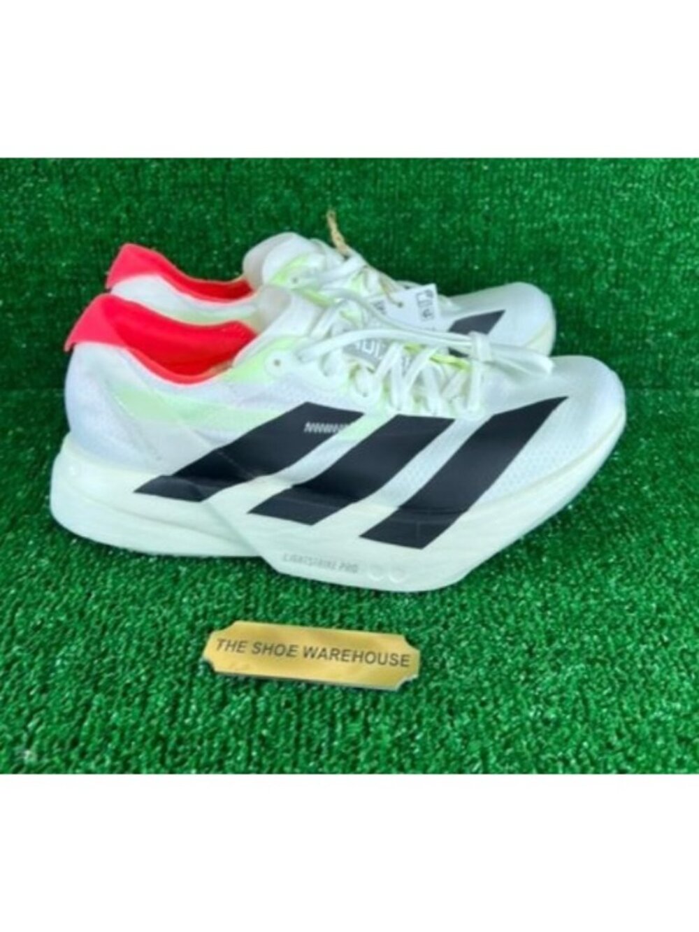 Women's adidas Adizero Adios Pro 4 Running Shoes White Gym Casual JR1163 Size 5